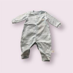 Baby Light Blue Cotton Onesie Bodysuit